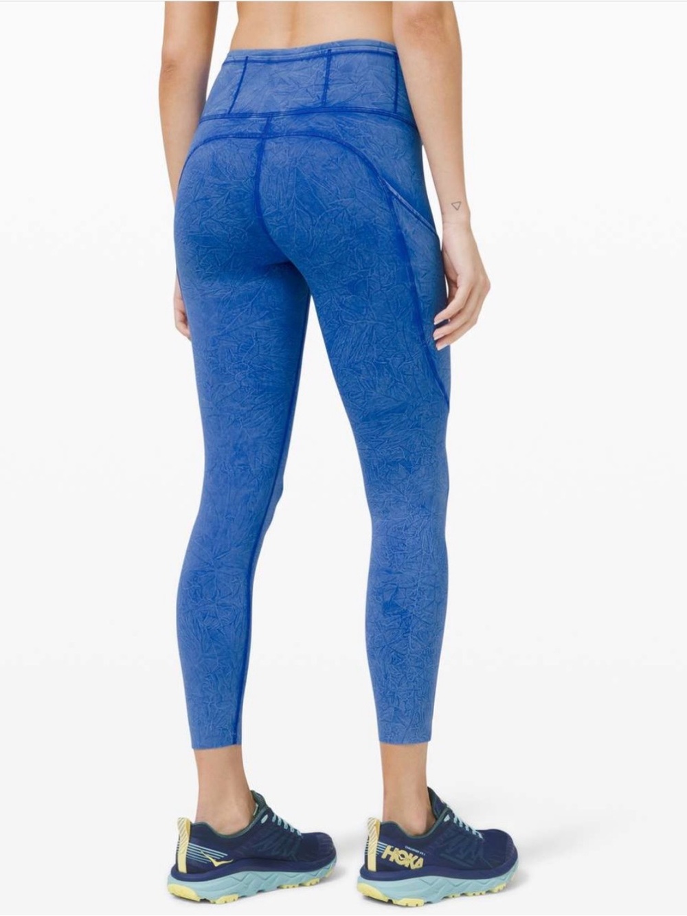 lululemon athletica Blue High-Waist Sculpting Leggings